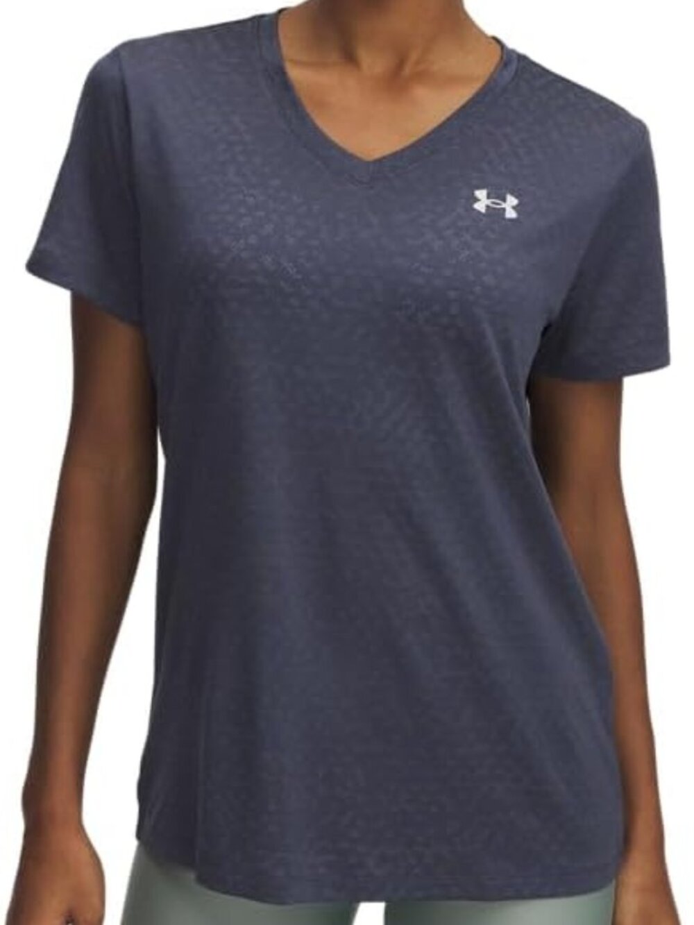 Under Armour Velocity Textured Short Sleeve Loose Fit T Shirt - Size Extra Large